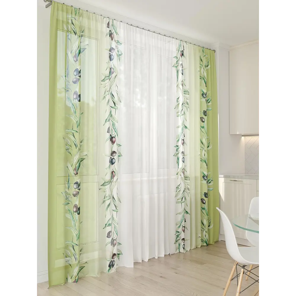 Фото Тюль At home Базовая коллекция AT994003 на шторной ленте 260x450 см цвет бежевый Фото Тюль At home Базовая коллекция AT994003 на шторной ленте 260x450 см цвет бежевый