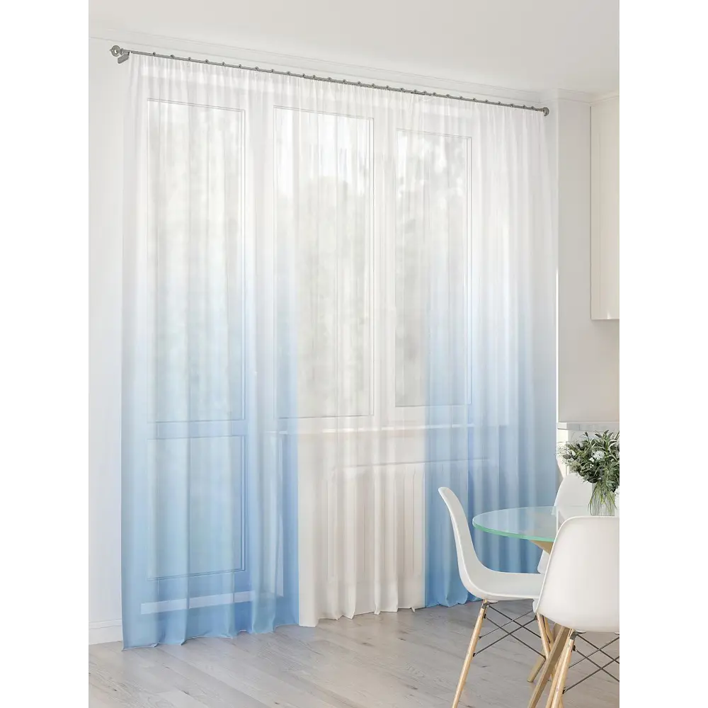 Фото 6 Тюль At home Базовая коллекция AT994190 на шторной ленте 260x450 см цвет белый Фото 6 Тюль At home Базовая коллекция AT994190 на шторной ленте 260x450 см цвет белый