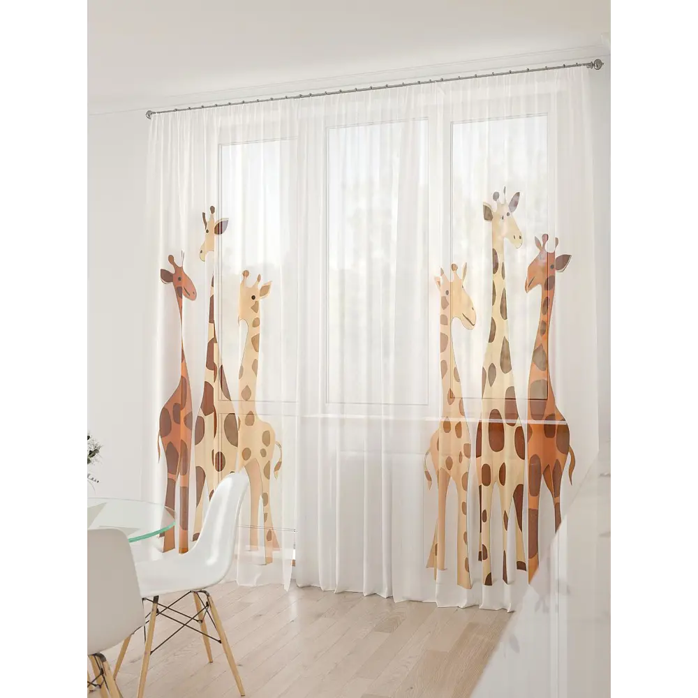 Фото 4 Тюль At home Базовая коллекция AT994130 на шторной ленте 260x450 см цвет бежевый Фото 4 Тюль At home Базовая коллекция AT994130 на шторной ленте 260x450 см цвет бежевый