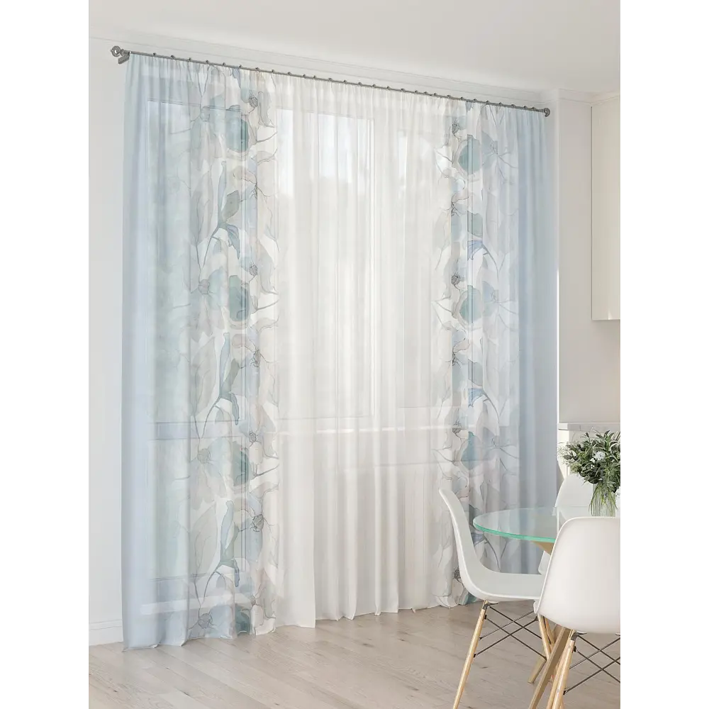 Фото Тюль At home Базовая коллекция AT994108 на шторной ленте 260x450 см цвет бежевый Фото Тюль At home Базовая коллекция AT994108 на шторной ленте 260x450 см цвет бежевый