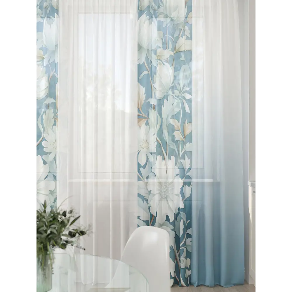 Фото 3 Тюль At home Базовая коллекция AT994095 на шторной ленте 260x450 см цвет бежевый Фото 3 Тюль At home Базовая коллекция AT994095 на шторной ленте 260x450 см цвет бежевый