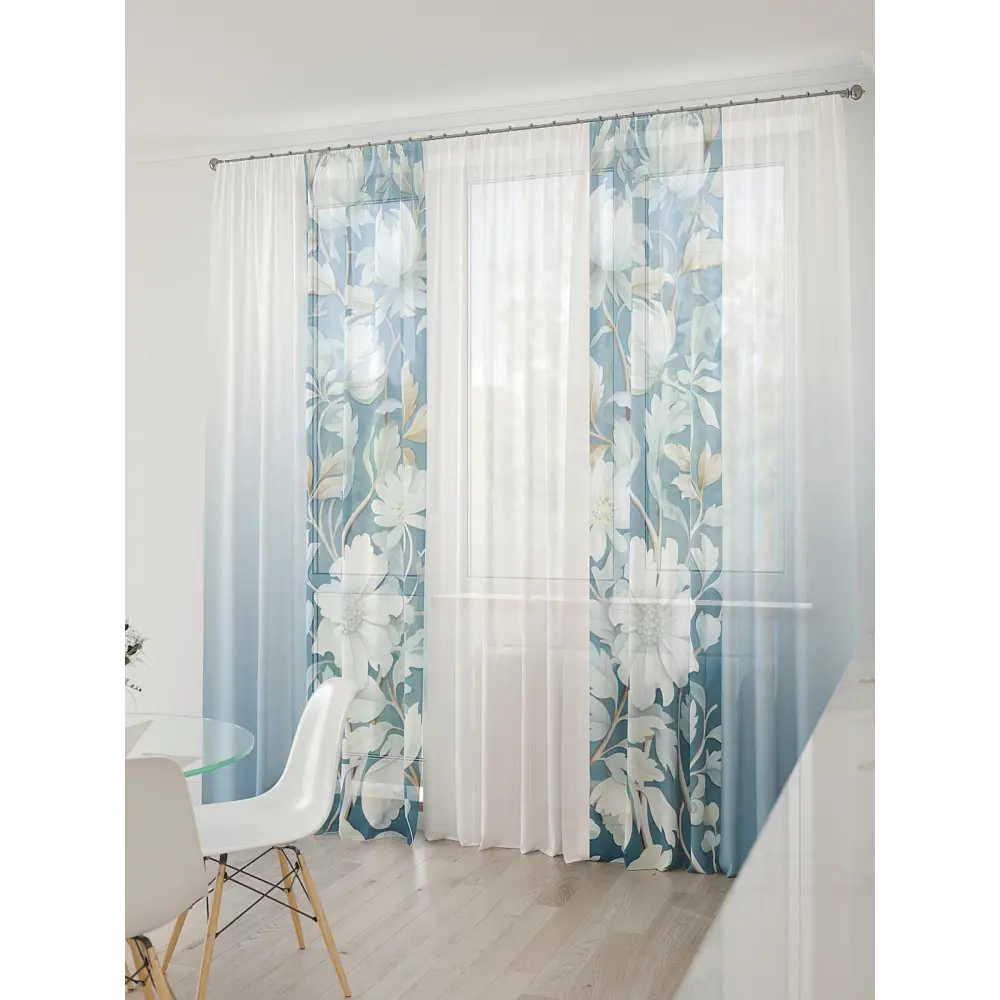Фото Тюль At home Базовая коллекция AT994095 на шторной ленте 260x450 см цвет бежевый Фото Тюль At home Базовая коллекция AT994095 на шторной ленте 260x450 см цвет бежевый