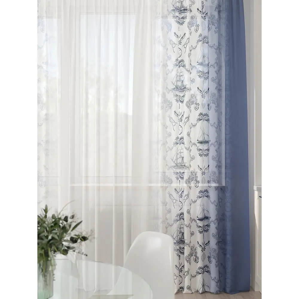 Фото 2 Тюль At home Базовая коллекция AT994088 на шторной ленте 260x450 см цвет бежевый Фото 2 Тюль At home Базовая коллекция AT994088 на шторной ленте 260x450 см цвет бежевый