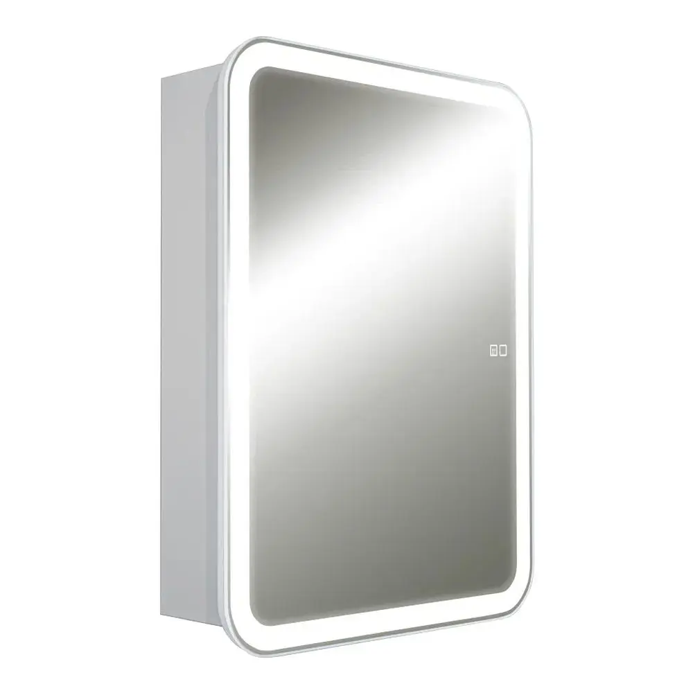 Фото 2 Шкаф для ванной комнаты Silver Mirrors Фиджи - 2 Flip 60 с подсветкой подогрев, сенсорный