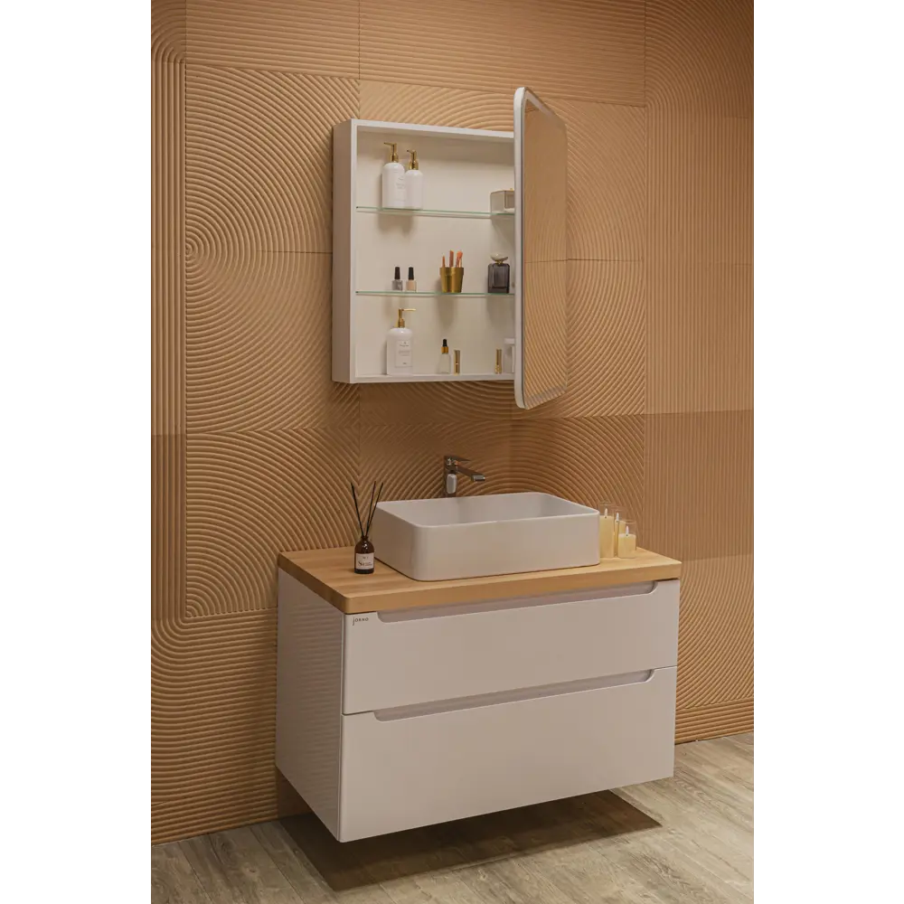 Фото 7 Шкаф для ванной комнаты Silver Mirrors Фиджи Flip 70 ИК с подсветкой 70x80 бесконтактный сенсор Фото 7 Шкаф для ванной комнаты Silver Mirrors Фиджи Flip 70 ИК с подсветкой 70x80 бесконтактный сенсор