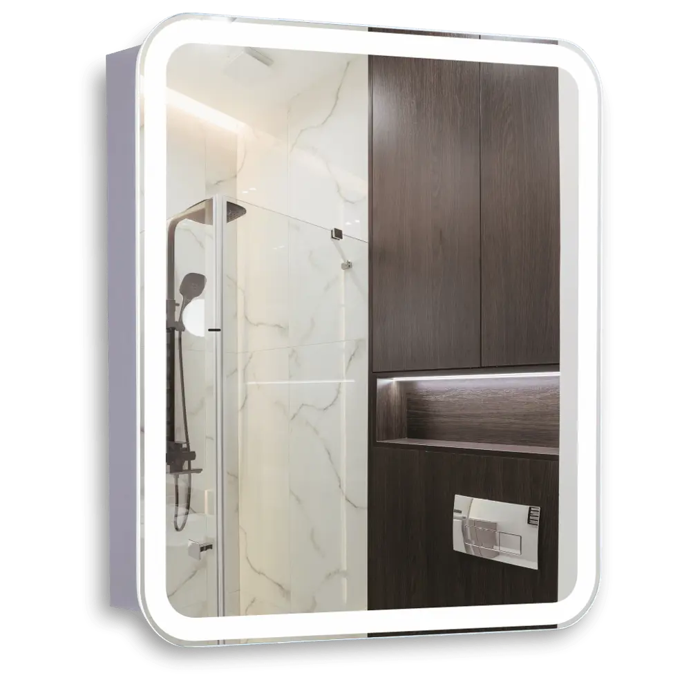 Фото 10 Зеркальный шкаф Silver Mirrors Фиджи Flip 60 ИК 60x80 бесконтактный сенсор Фото 10 Зеркальный шкаф Silver Mirrors Фиджи Flip 60 ИК 60x80 бесконтактный сенсор