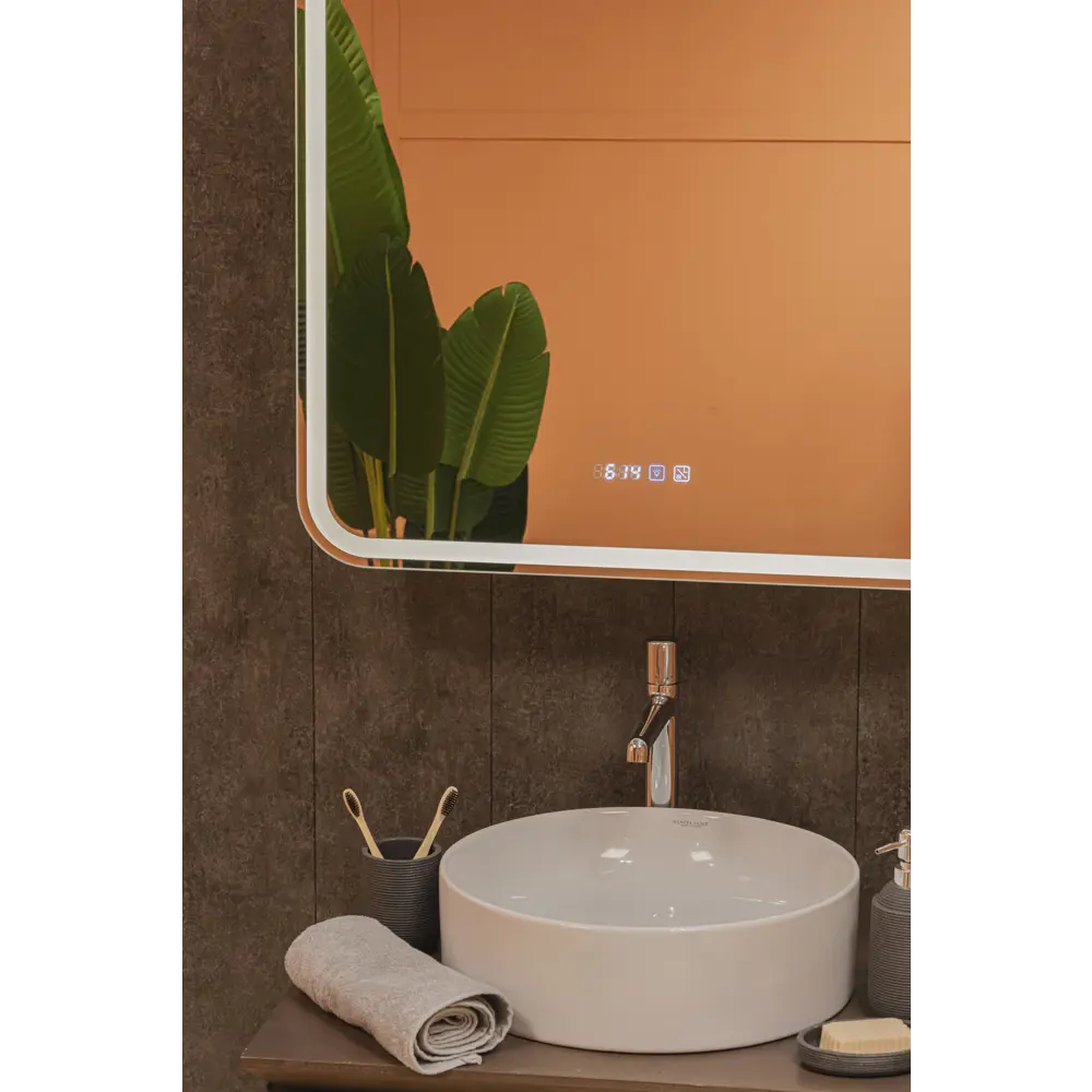 Фото 6 Шкаф для ванной комнаты Silver Mirrors Фиджи 70 - 3.2 с подсветкой левый часы, ТХ, подогрев, сенсорный Фото 6 Шкаф для ванной комнаты Silver Mirrors Фиджи 70 - 3.2 с подсветкой левый часы, ТХ, подогрев, сенсорный