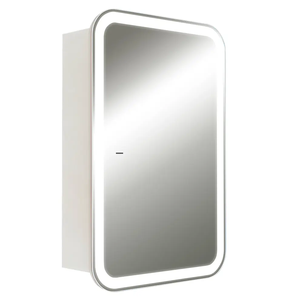 Фото 3 Зеркальный шкаф Silver Mirrors Фиджи Flip 50 ИК 50x75 сенсорный цвет белый Фото 3 Зеркальный шкаф Silver Mirrors Фиджи Flip 50 ИК 50x75 сенсорный цвет белый