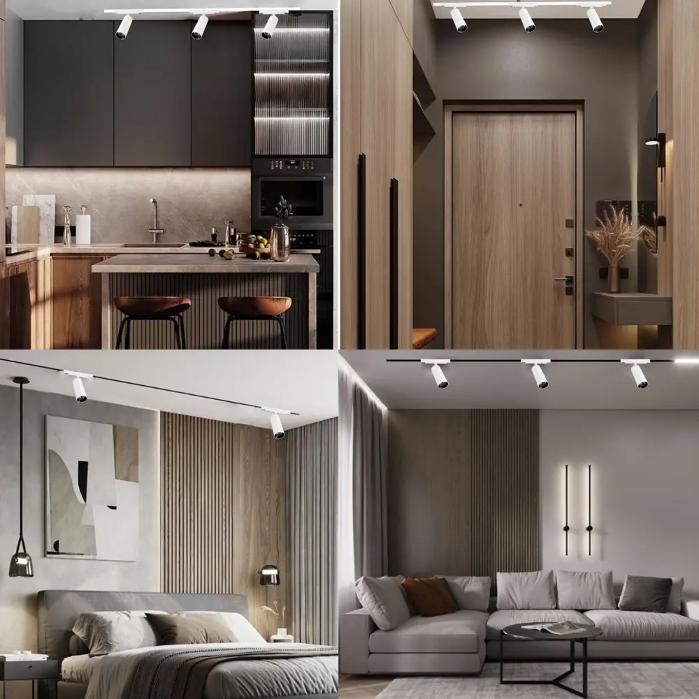 Фото 9 Трековый светильник спот светодиодный Citilux Cl01t120n 12 Вт 5 м² цвет белый Фото 9 Трековый светильник спот светодиодный Citilux Cl01t120n 12 Вт 5 м² цвет белый