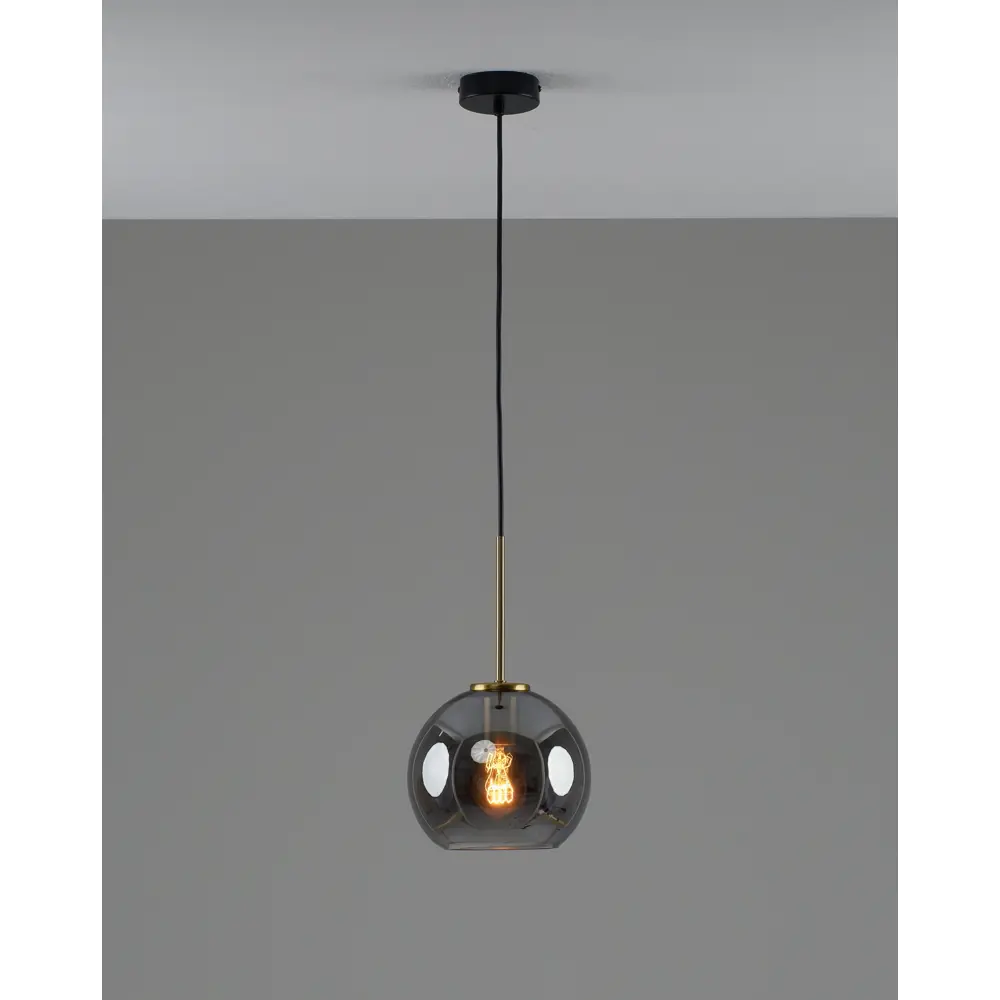 Фото 5 Светильник подвесной Moderli Sumatra V11527-1p 1 лампа 3 м² цвет черный/золотой Фото 5 Светильник подвесной Moderli Sumatra V11527-1p 1 лампа 3 м² цвет черный/золотой