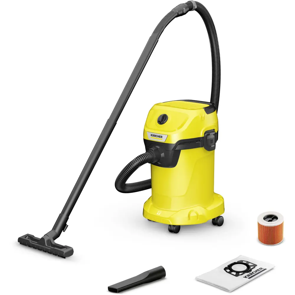 Фото 2 Пылесос строительный Karcher WD3 V-19/6/20, 1000 Вт, 19 л Фото 2 Пылесос строительный Karcher WD3 V-19/6/20, 1000 Вт, 19 л