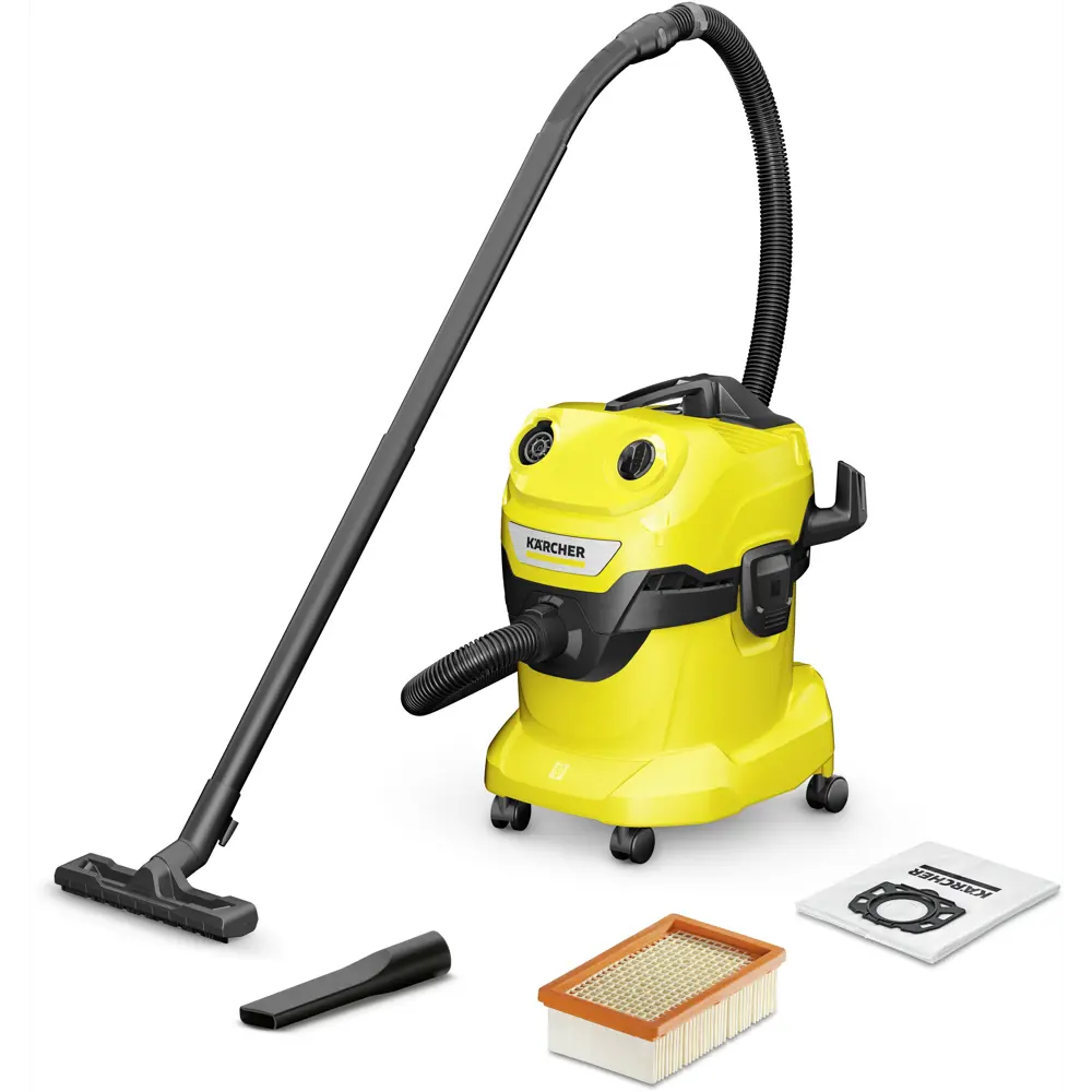 Фото 5 Пылесос строительный Karcher WD4 V-20/5/22, 1000 Вт, 20 л Фото 5 Пылесос строительный Karcher WD4 V-20/5/22, 1000 Вт, 20 л