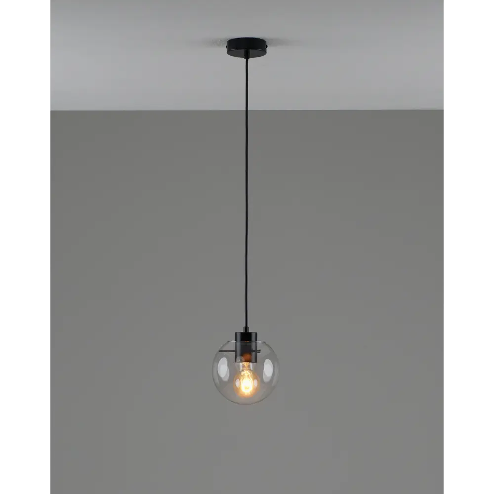 Фото 2 Светильник подвесной Moderli Aurora V11537-1p 1 лампа 3 м² цвет черный Фото 2 Светильник подвесной Moderli Aurora V11537-1p 1 лампа 3 м² цвет черный