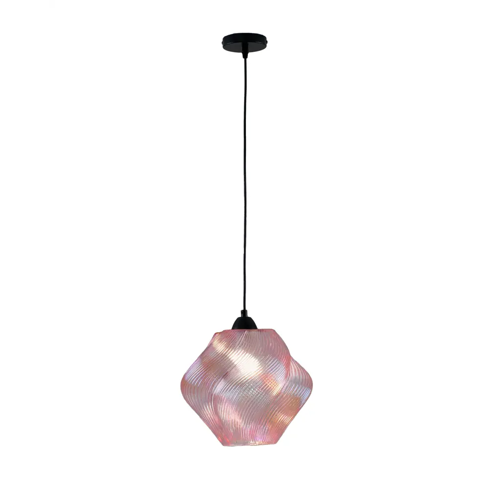 Фото 3 Светильник подвесной Moderli Rozy V11659-1p 1 лампа 10 м² цвет прозрачный/розовый/черный Фото 3 Светильник подвесной Moderli Rozy V11659-1p 1 лампа 10 м² цвет прозрачный/розовый/черный