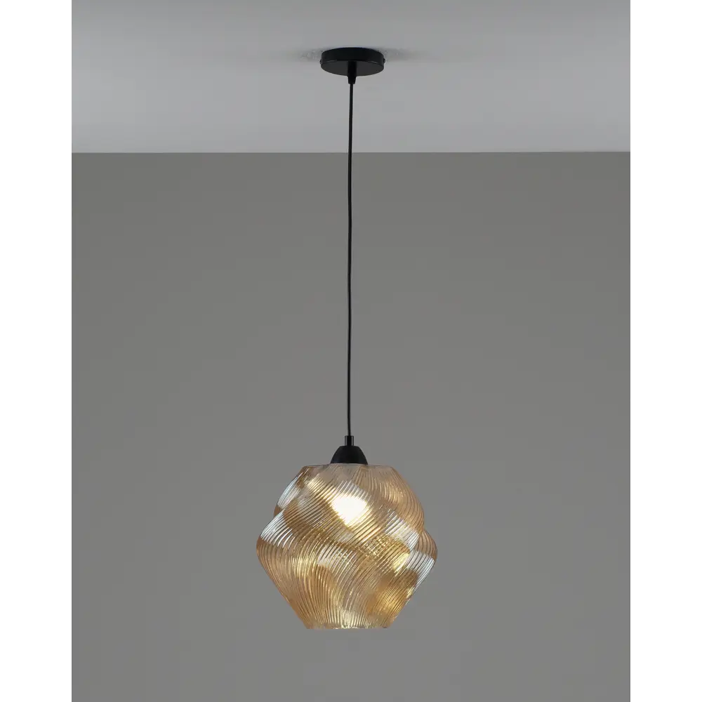 Фото 2 Светильник подвесной Moderli Rozy V11660-1p 1 лампа 10 м² цвет коричневый/прозрачный/черный Фото 2 Светильник подвесной Moderli Rozy V11660-1p 1 лампа 10 м² цвет коричневый/прозрачный/черный