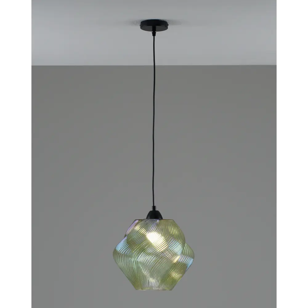 Фото 4 Светильник подвесной Moderli Rozy V11662-1p 1 лампа 10 м² цвет прозрачный/черный/светло-зеленый Фото 4 Светильник подвесной Moderli Rozy V11662-1p 1 лампа 10 м² цвет прозрачный/черный/светло-зеленый