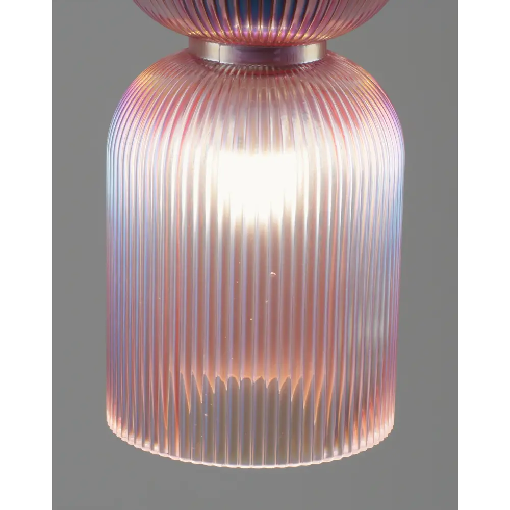 Фото 2 Светильник подвесной Moderli Roswell V11667-1p 1 лампа 6 м² цвет прозрачный/розовый/черный Фото 2 Светильник подвесной Moderli Roswell V11667-1p 1 лампа 6 м² цвет прозрачный/розовый/черный