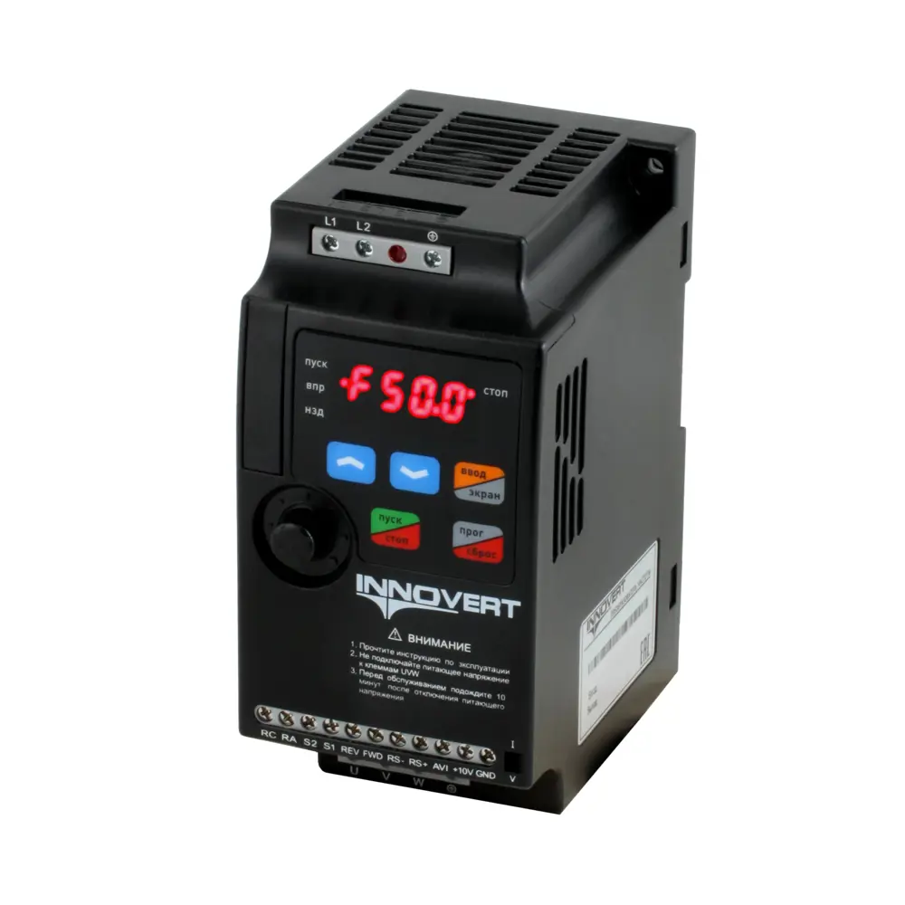 Фото Преобразователь частоты Innovert ISD Mini Plus ISD091M21E 0.70 А 0.09 кВт Фото Преобразователь частоты Innovert ISD Mini Plus ISD091M21E 0.70 А 0.09 кВт