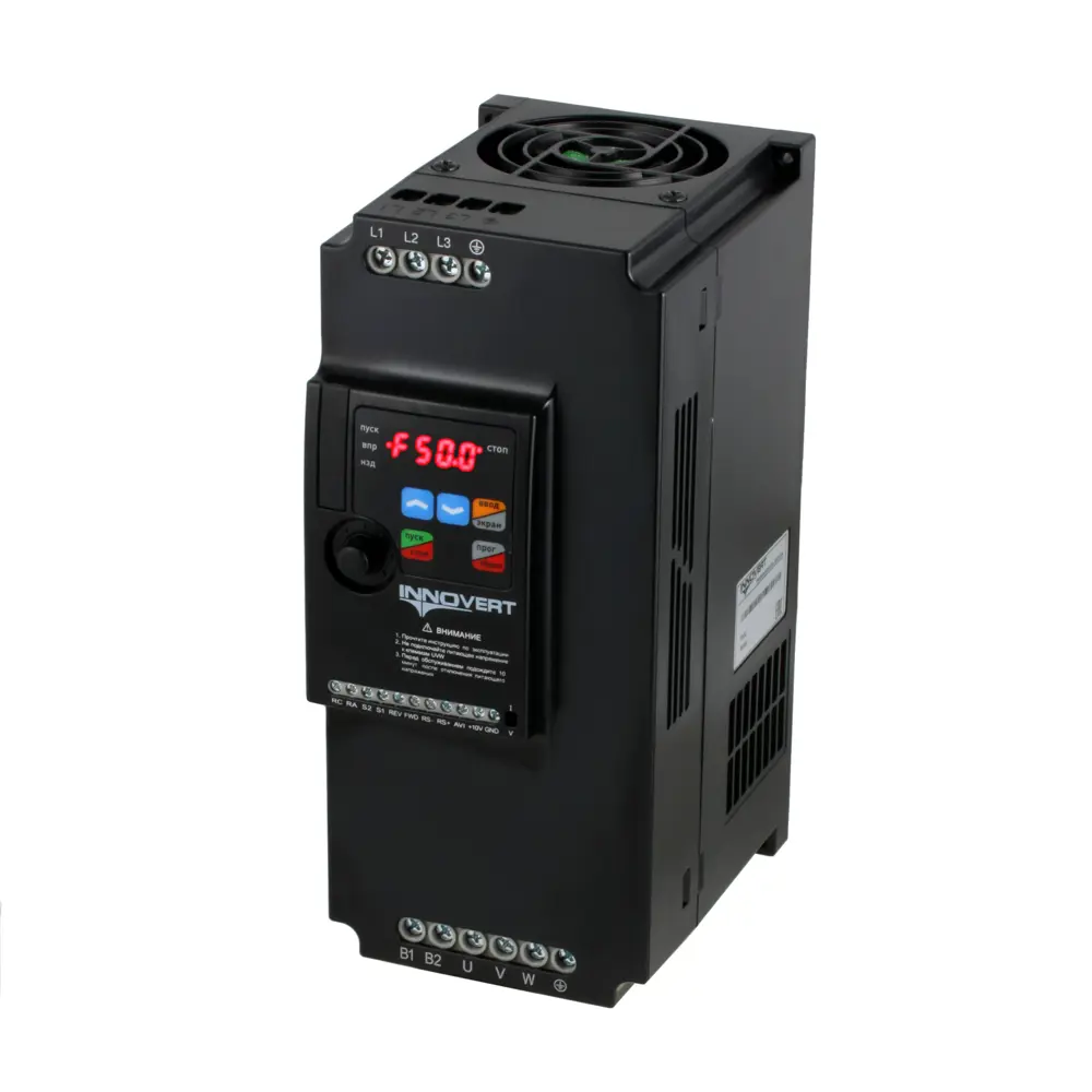 Фото 2 Преобразователь частоты Innovert ISD Mini Plus ISD752M43E 17.50 А 7.5 кВт Фото 2 Преобразователь частоты Innovert ISD Mini Plus ISD752M43E 17.50 А 7.5 кВт