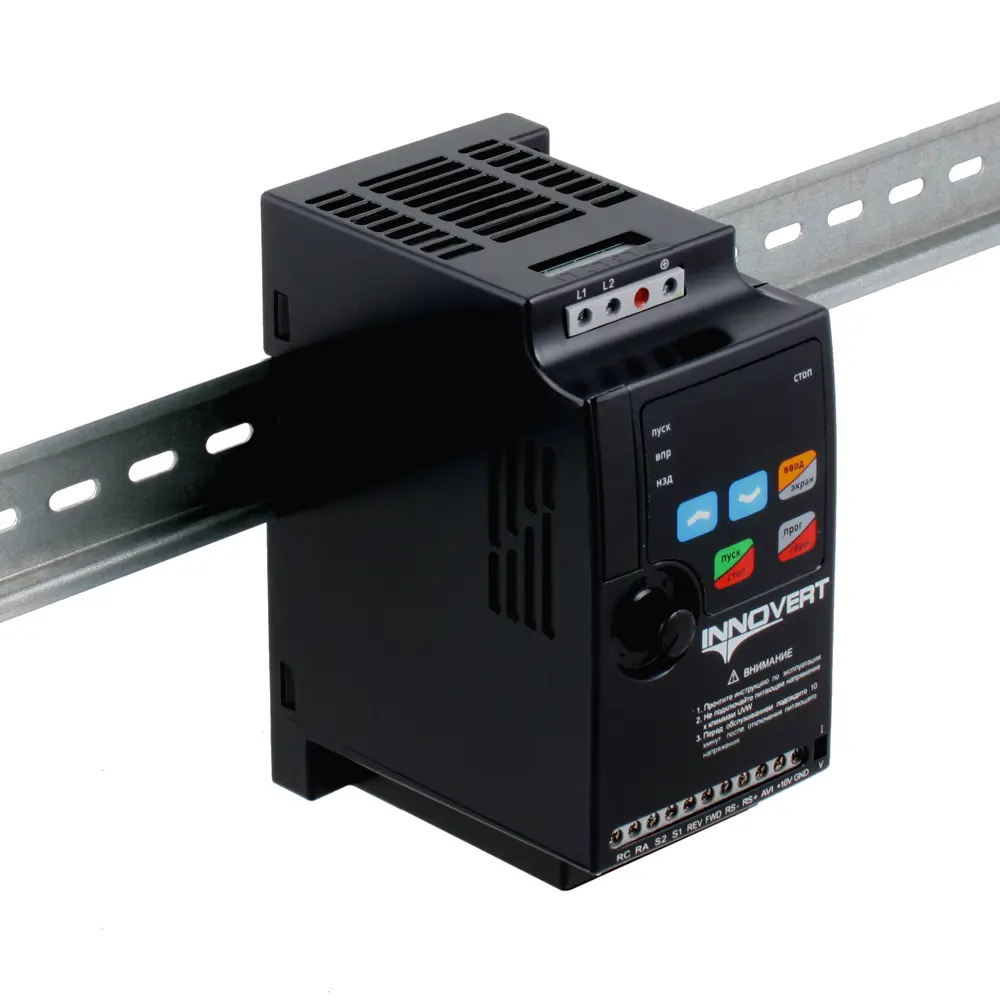 Фото 4 Преобразователь частоты Innovert IVD IVD112B43E 3 А 1.1 кВт Фото 4 Преобразователь частоты Innovert IVD IVD112B43E 3 А 1.1 кВт