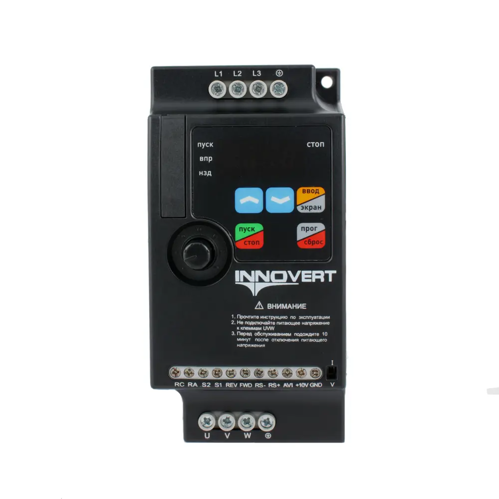 Фото 2 Преобразователь частоты Innovert IVD IVD152A43E 4 А 1.5 кВт Фото 2 Преобразователь частоты Innovert IVD IVD152A43E 4 А 1.5 кВт