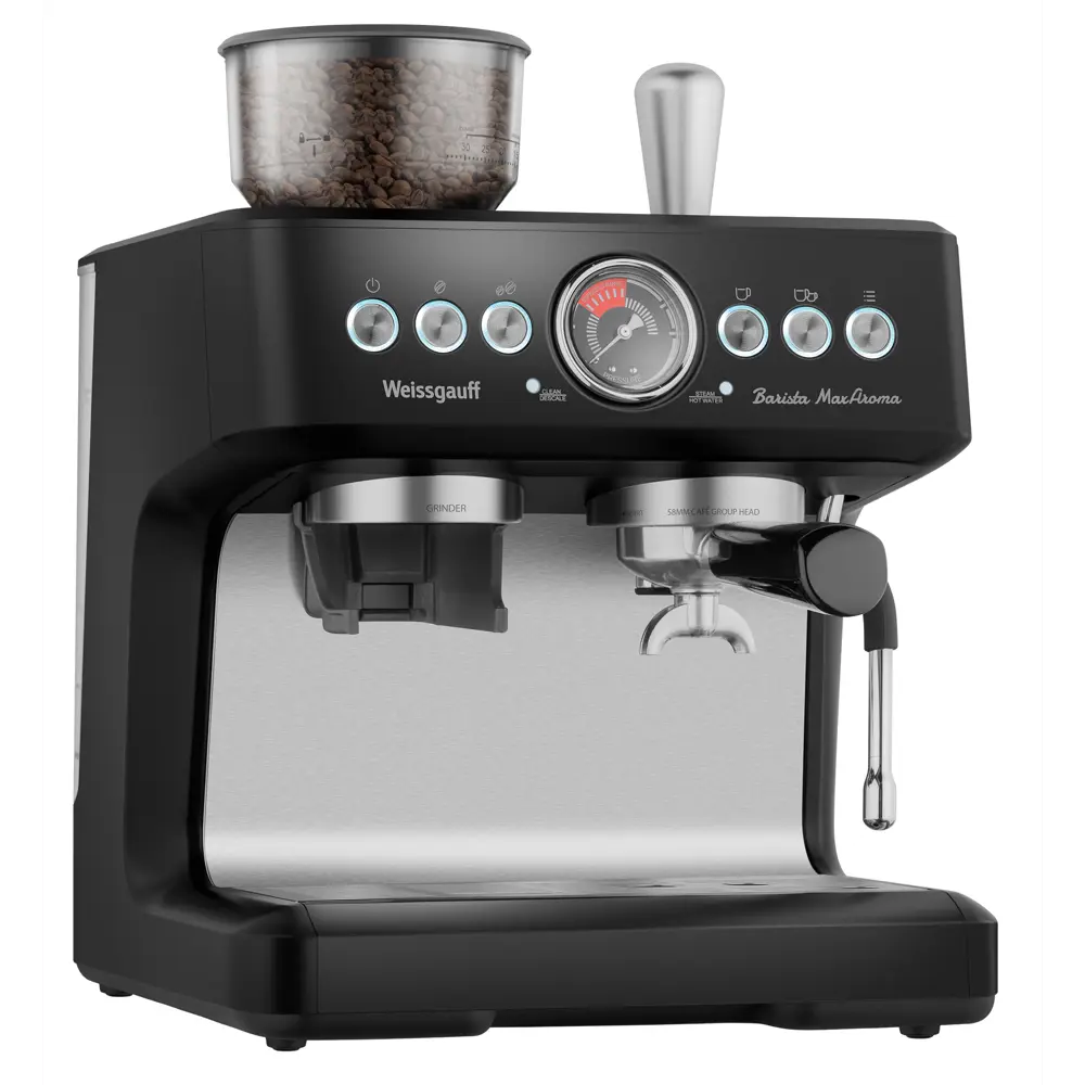 Фото 7 Кофейная станция Weissgauff WCM 685 Barista MaxAroma Pro Nero Фото 7 Кофейная станция Weissgauff WCM 685 Barista MaxAroma Pro Nero