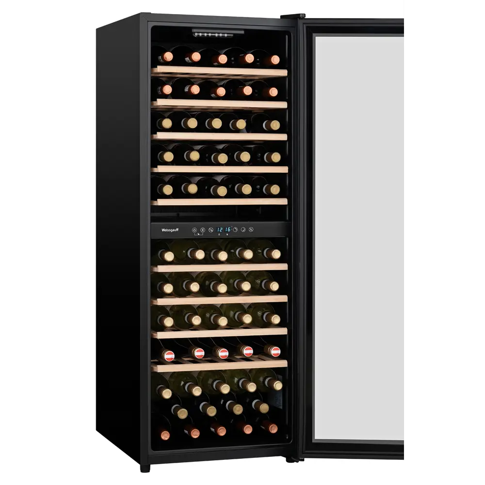 Фото Винный холодильник Weissgauff WWC-77 DB DualZone Фото Винный холодильник Weissgauff WWC-77 DB DualZone