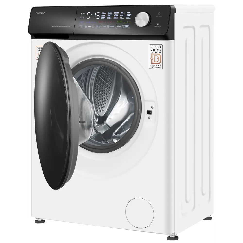 Фото 6 Стиральная машина Weissgauff 45126 steam direct drive 59.5x85x44.5 см 7 кг цвет белый Фото 6 Стиральная машина Weissgauff 45126 steam direct drive 59.5x85x44.5 см 7 кг цвет белый