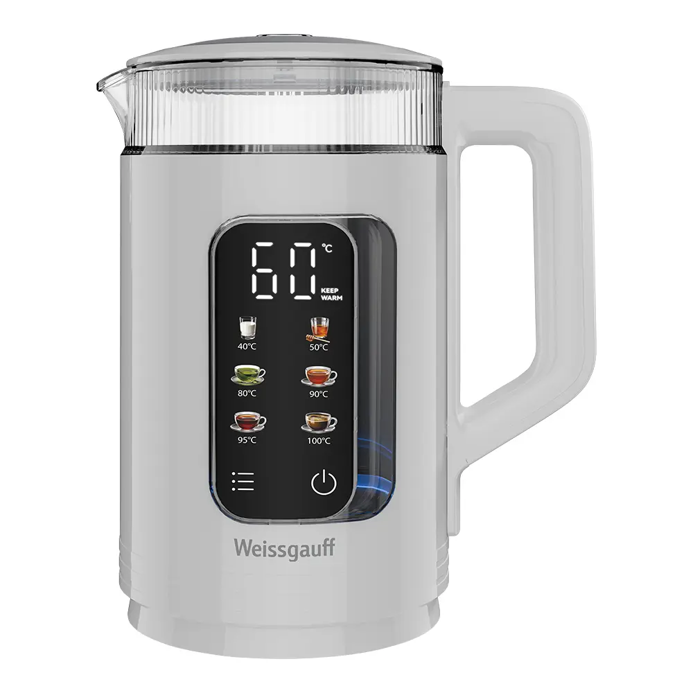 Фото 3 Чайник электрический Weissgauff WK 1520 Dw Touch BodyCool Фото 3 Чайник электрический Weissgauff WK 1520 Dw Touch BodyCool