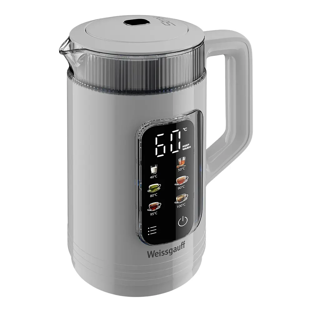 Фото 7 Чайник электрический Weissgauff WK 1520 Dw Touch BodyCool Фото 7 Чайник электрический Weissgauff WK 1520 Dw Touch BodyCool