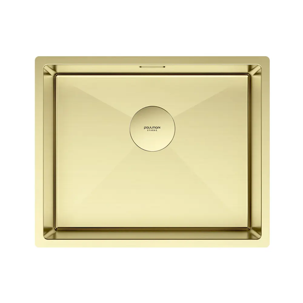 Фото 4 Мойка для кухни Paulmark PM215444-LG 44x54 см глубина чаши 20 см нержавеющая сталь цвет золотой Фото 4 Мойка для кухни Paulmark PM215444-LG 44x54 см глубина чаши 20 см нержавеющая сталь цвет золотой