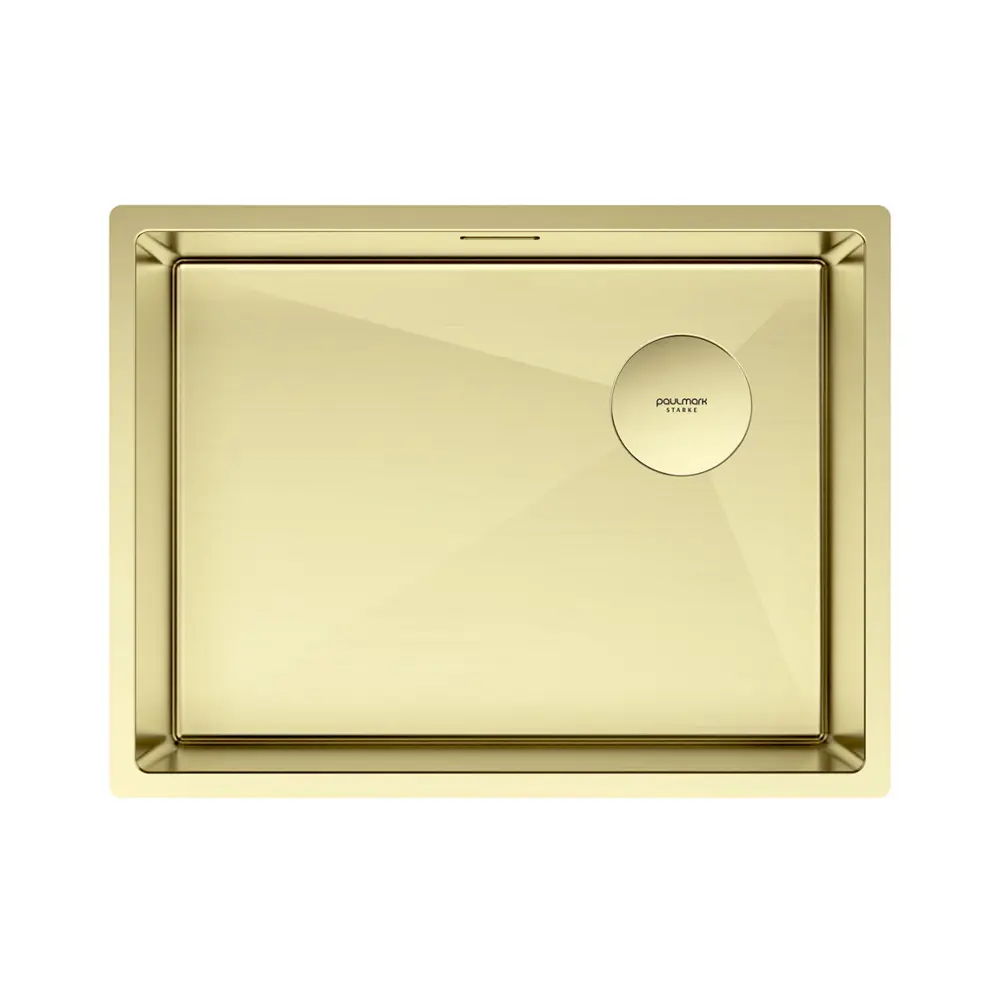 Фото 3 Мойка для кухни Paulmark PM885844-LG 44x58 см глубина чаши 20 см нержавеющая сталь цвет золотой Фото 3 Мойка для кухни Paulmark PM885844-LG 44x58 см глубина чаши 20 см нержавеющая сталь цвет золотой