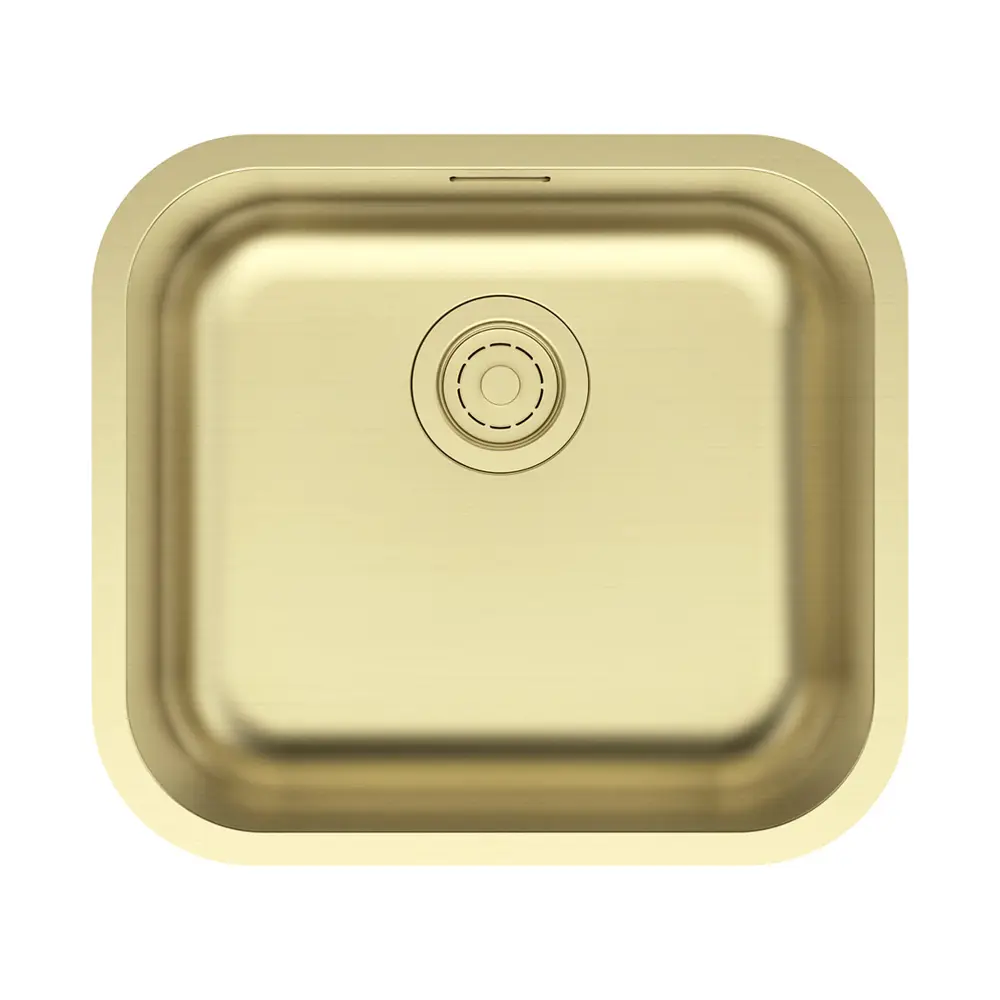 Фото 2 Мойка для кухни Paulmark VELLO 48 44x48 см глубина чаши 18 см нержавеющая сталь цвет золотой