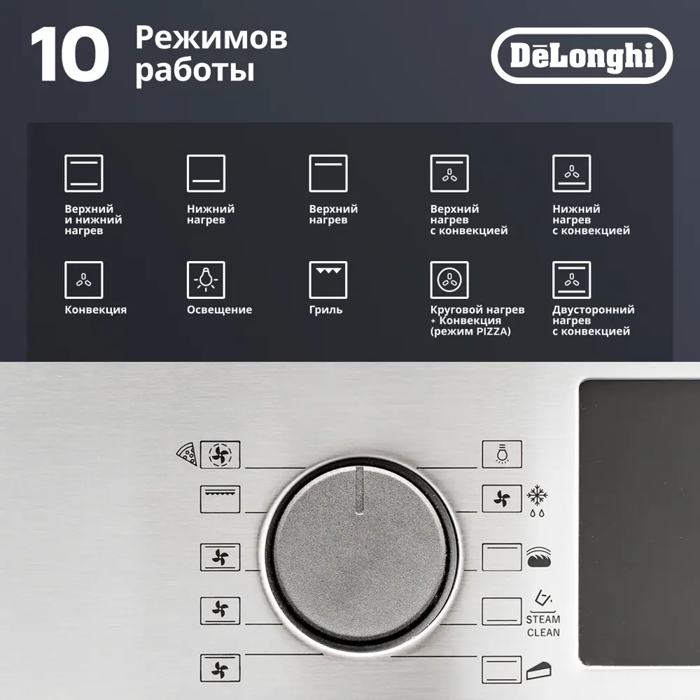 Фото 18 Электрический духовой шкаф Delonghi DEO 735 IM FRANCA Фото 18 Электрический духовой шкаф Delonghi DEO 735 IM FRANCA
