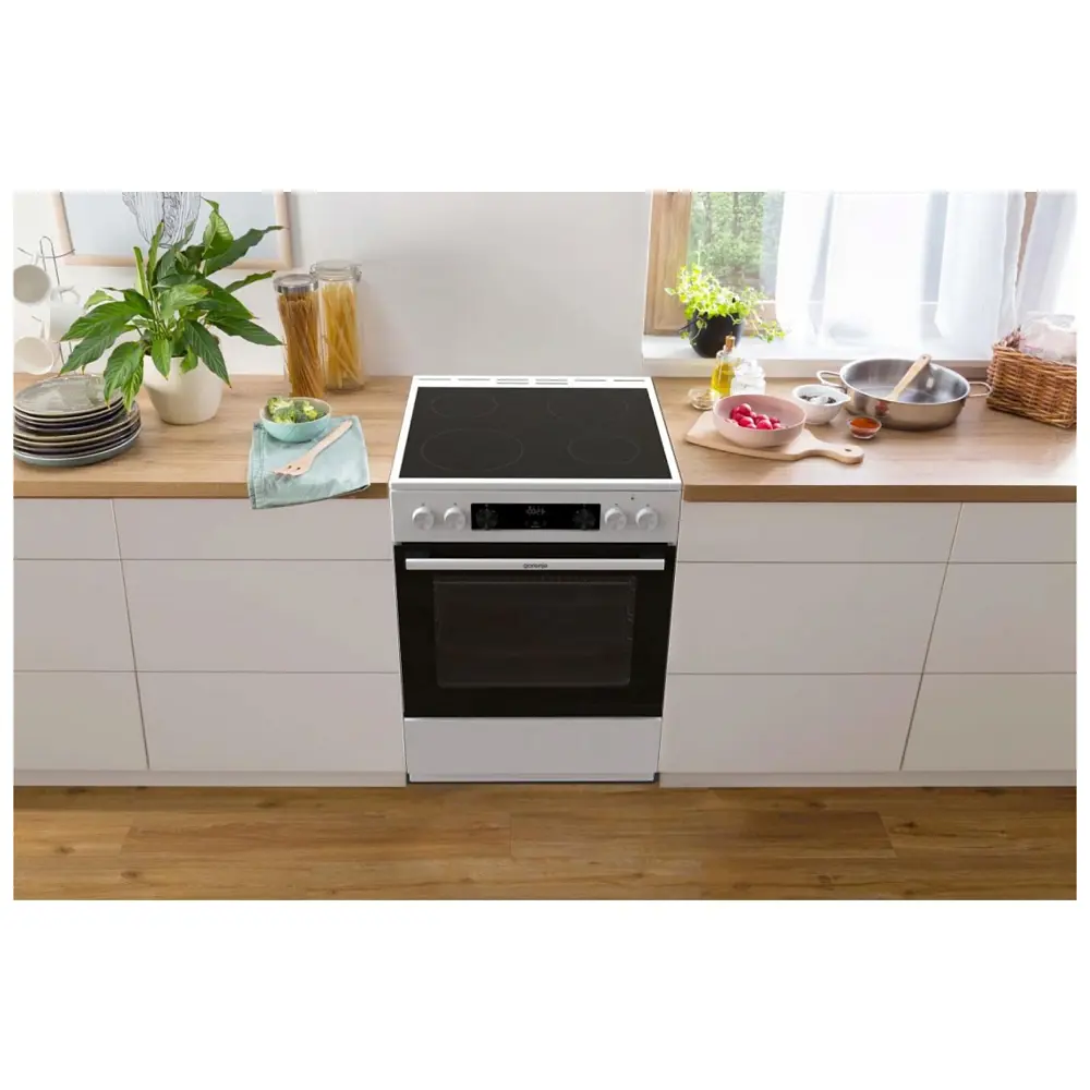 Фото 12 Электрическая плита с духовкой Gorenje 740935 60x85x60 см цвет белый Фото 12 Электрическая плита с духовкой Gorenje 740935 60x85x60 см цвет белый