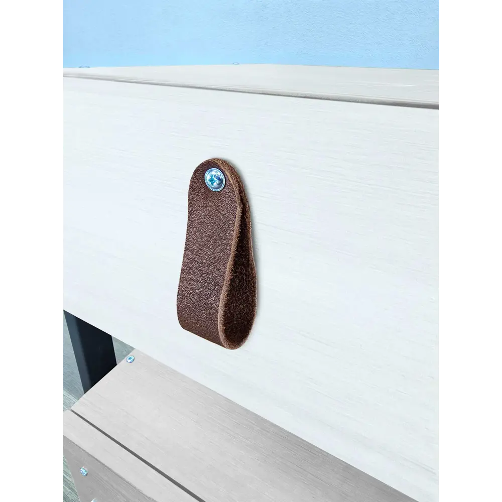Фото 4 Тумба прикроватная Solarius Loft 44x58x44 см 2 ящика дерево и металл цвет белый/черный Фото 4 Тумба прикроватная Solarius Loft 44x58x44 см 2 ящика дерево и металл цвет белый/черный