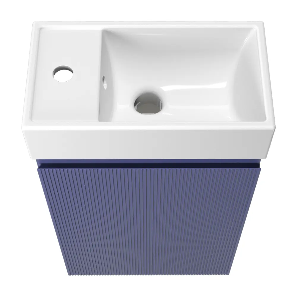 Фото 2 Тумба с раковиной подвесная Wellsee WC Area 20216934R для ванной