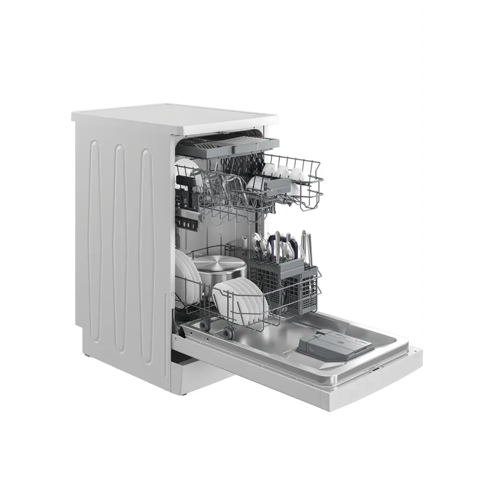 Фото 3 Отдельностоящая посудомоечная машина Beko BDFS 26130 WA 44.8 см 6 программ цвет белый Фото 3 Отдельностоящая посудомоечная машина Beko BDFS 26130 WA 44.8 см 6 программ цвет белый