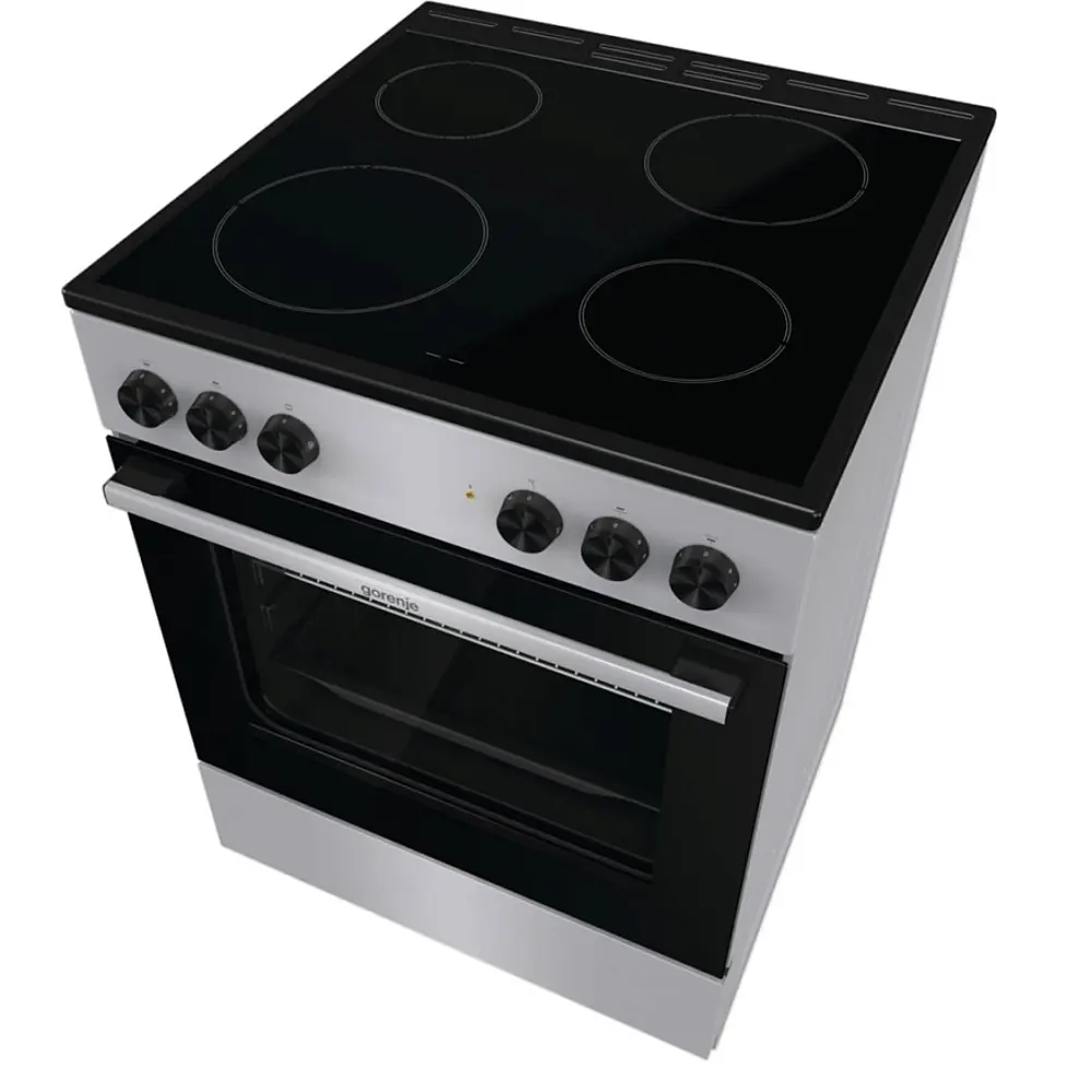 Фото 3 Электрическая плита с духовкой Gorenje 740779 60x85x60 см цвет серый Фото 3 Электрическая плита с духовкой Gorenje 740779 60x85x60 см цвет серый