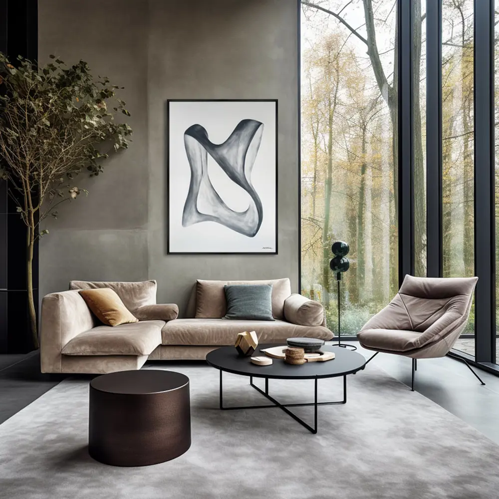 Фото 3 Картина Artnomore Streamlined shape in white and grey 2024г. AR-777000880 75x105 см Фото 3 Картина Artnomore Streamlined shape in white and grey 2024г. AR-777000880 75x105 см