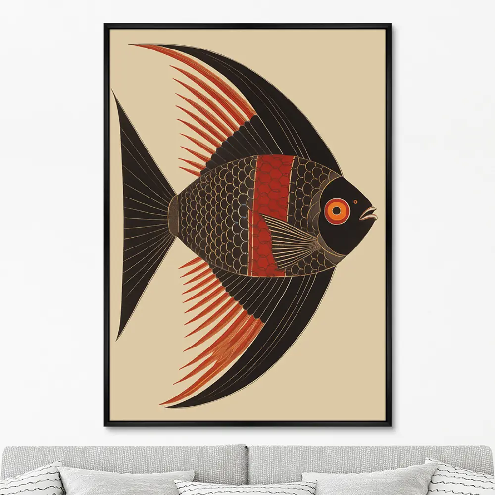 Фото Картина Artnomore Angel Fish drawing No 1 2024г. AR-777000914 75x105 см Фото Картина Artnomore Angel Fish drawing No 1 2024г. AR-777000914 75x105 см