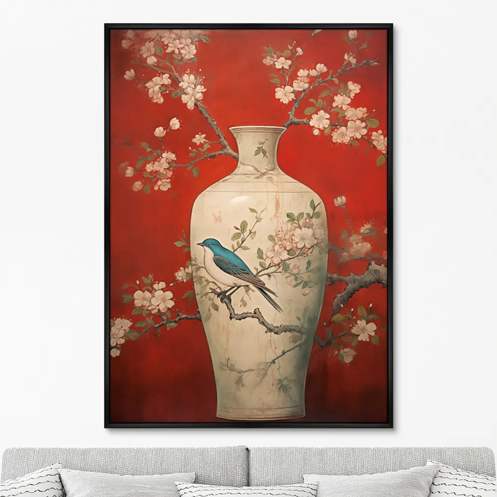 Фото Картина Artnomore China porcelain vase red palette No 2 2024г. AR-777000035 75x105 см Фото Картина Artnomore China porcelain vase red palette No 2 2024г. AR-777000035 75x105 см