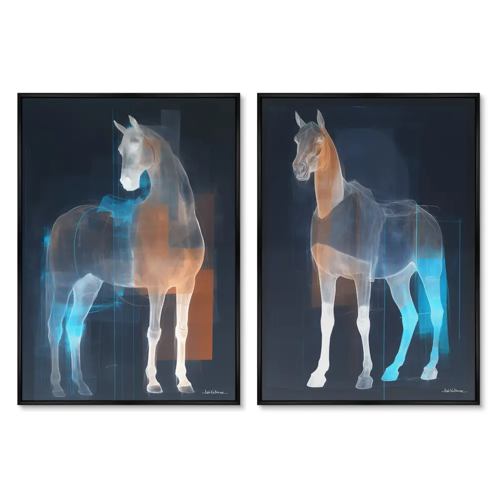 Фото 2 Набор картин Artnomore Horses in a color glow 2024г. AR-777000961 75x105 см 2 шт Фото 2 Набор картин Artnomore Horses in a color glow 2024г. AR-777000961 75x105 см 2 шт