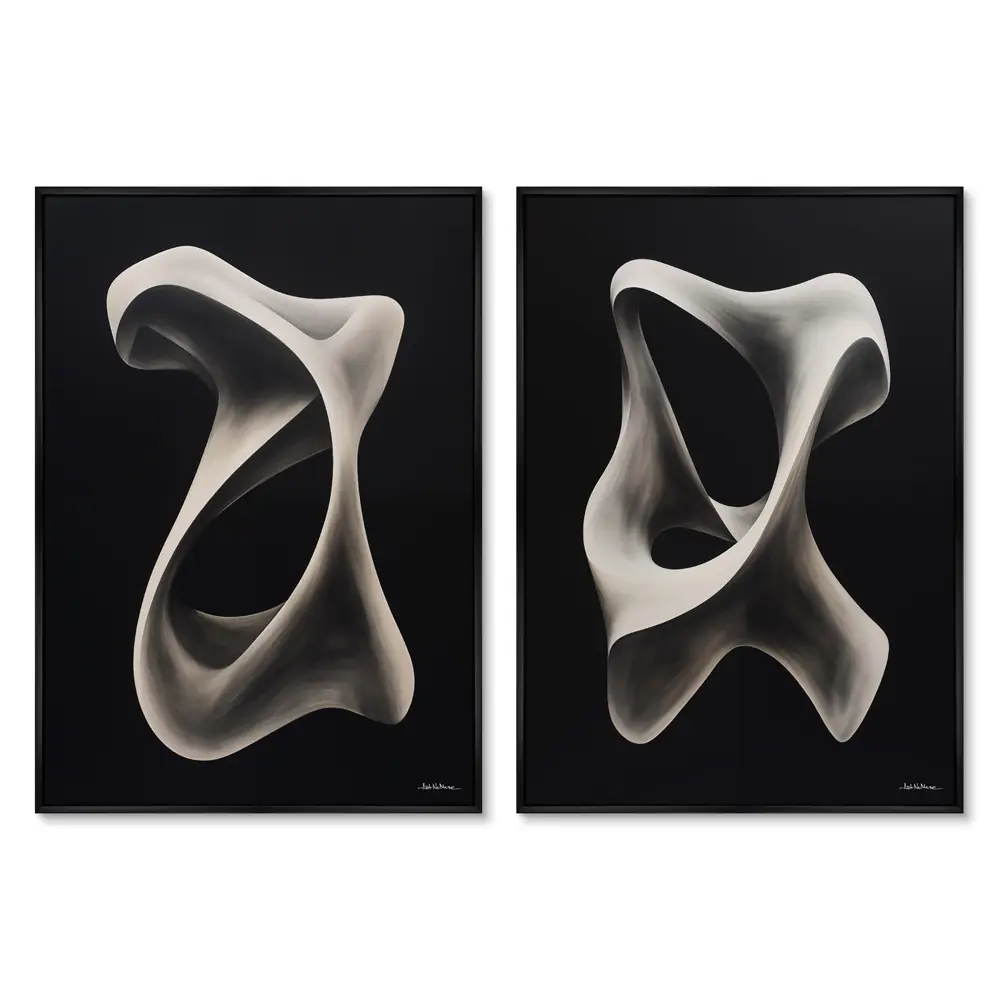 Фото 2 Набор картин Artnomore Streamlined shapes 2024г. AR-777000881 75x105 см 2 шт