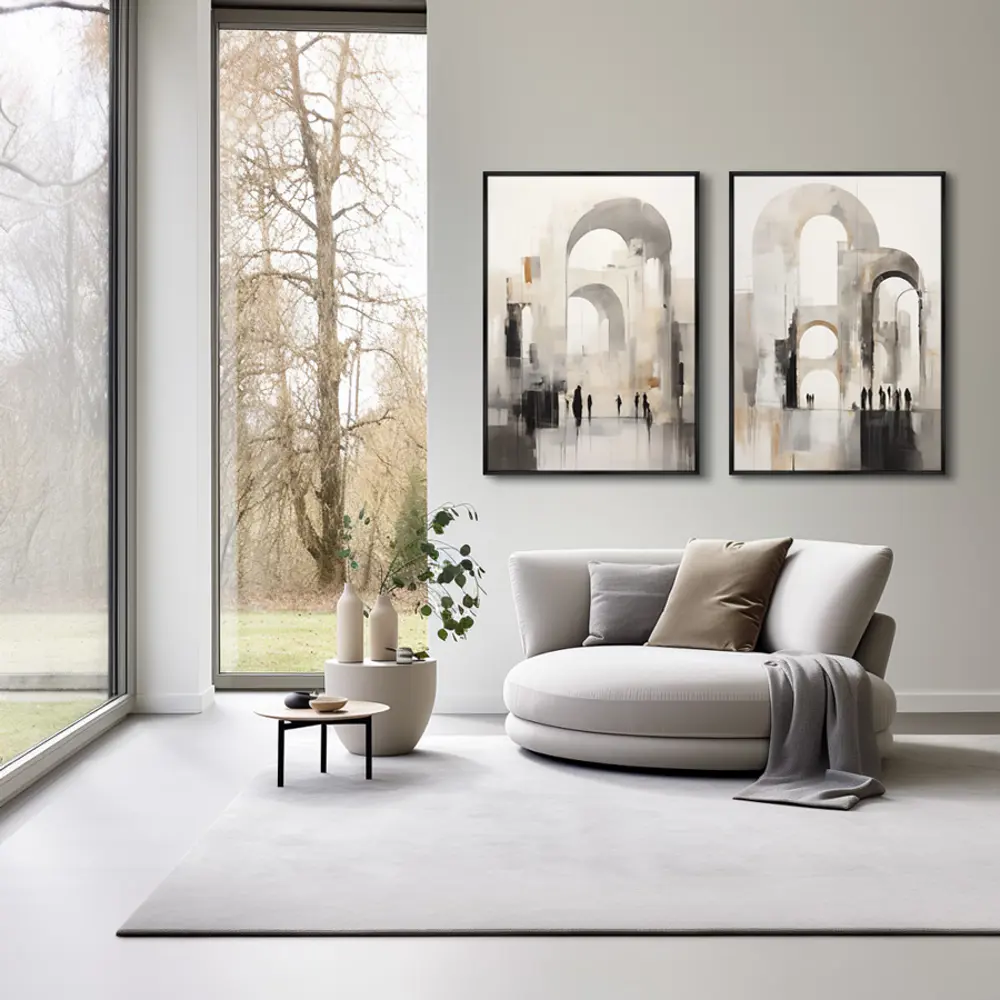 Фото 5 Набор картин Artnomore Graceful arches 2024г. AR-777000078 75x105 см 2 шт