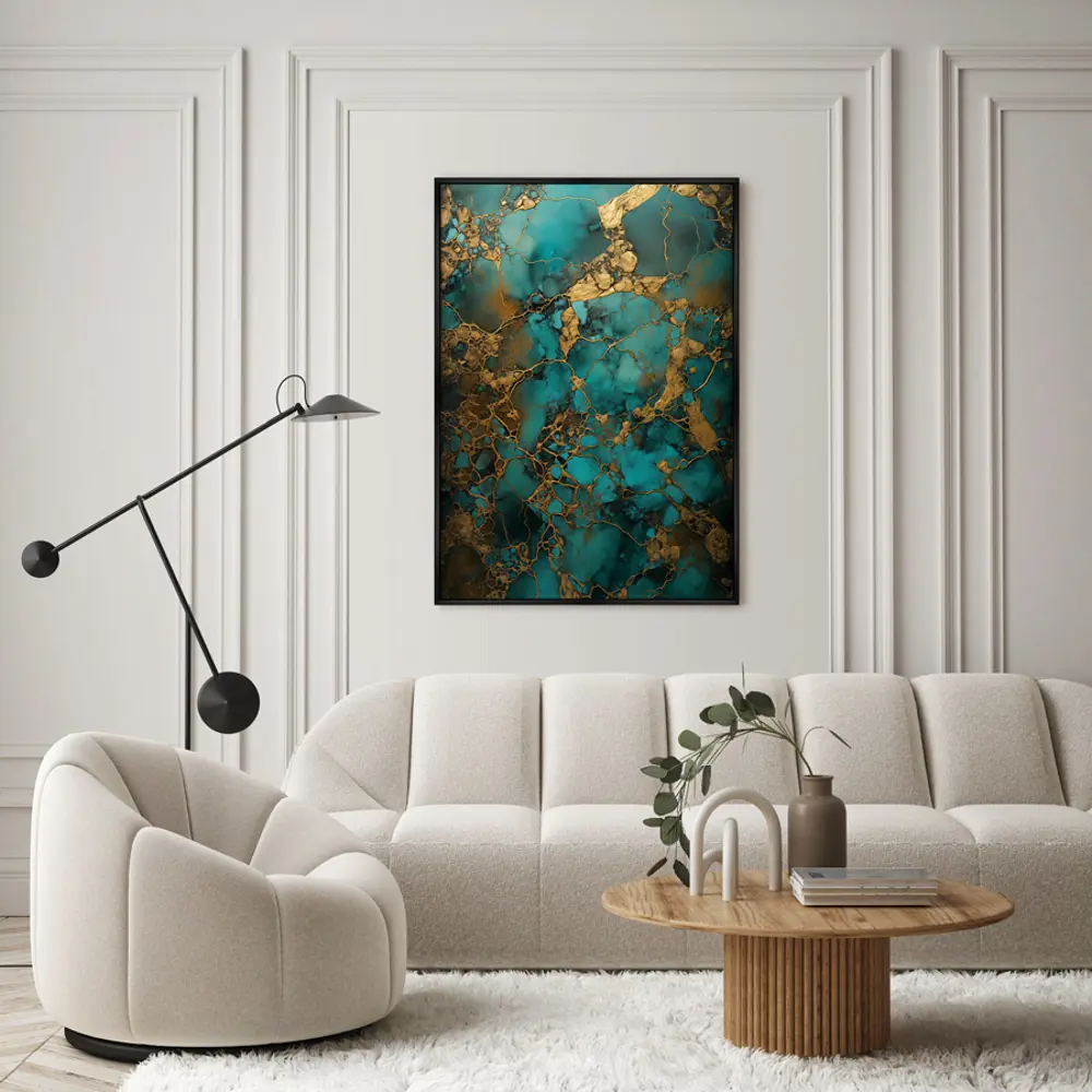 Фото 3 Картина Artnomore Malachite melancholy No 1 2024г. AR-777000098 75x105 см Фото 3 Картина Artnomore Malachite melancholy No 1 2024г. AR-777000098 75x105 см