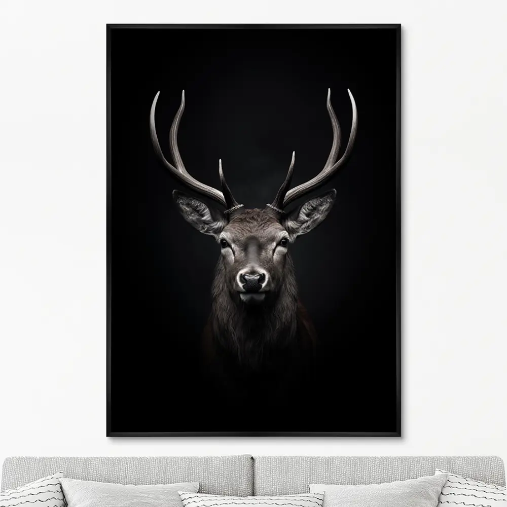 Фото Картина Artnomore Deer in the dark No 1 2024г. AR-777000937 75x105 см Фото Картина Artnomore Deer in the dark No 1 2024г. AR-777000937 75x105 см