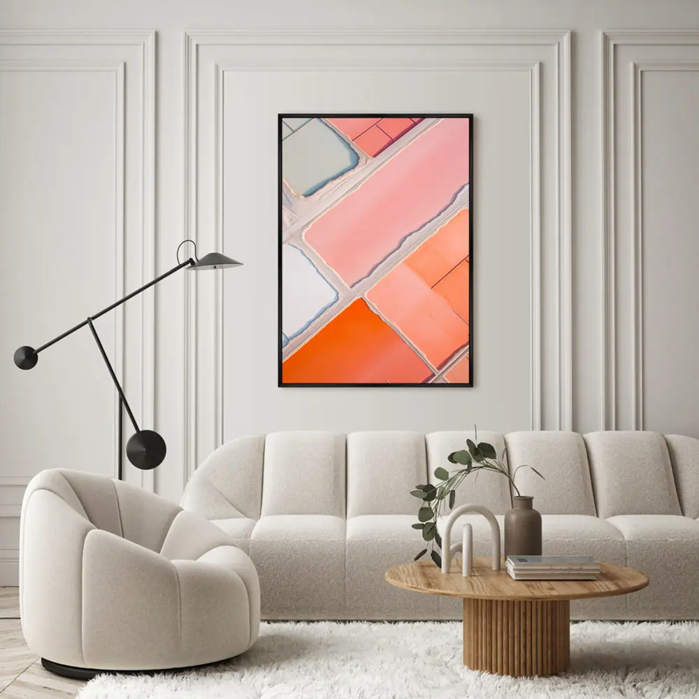 Фото 3 Картина Artnomore Salt lakes orange and pink No 2 2024г. AR-777000441 75x105 см Фото 3 Картина Artnomore Salt lakes orange and pink No 2 2024г. AR-777000441 75x105 см
