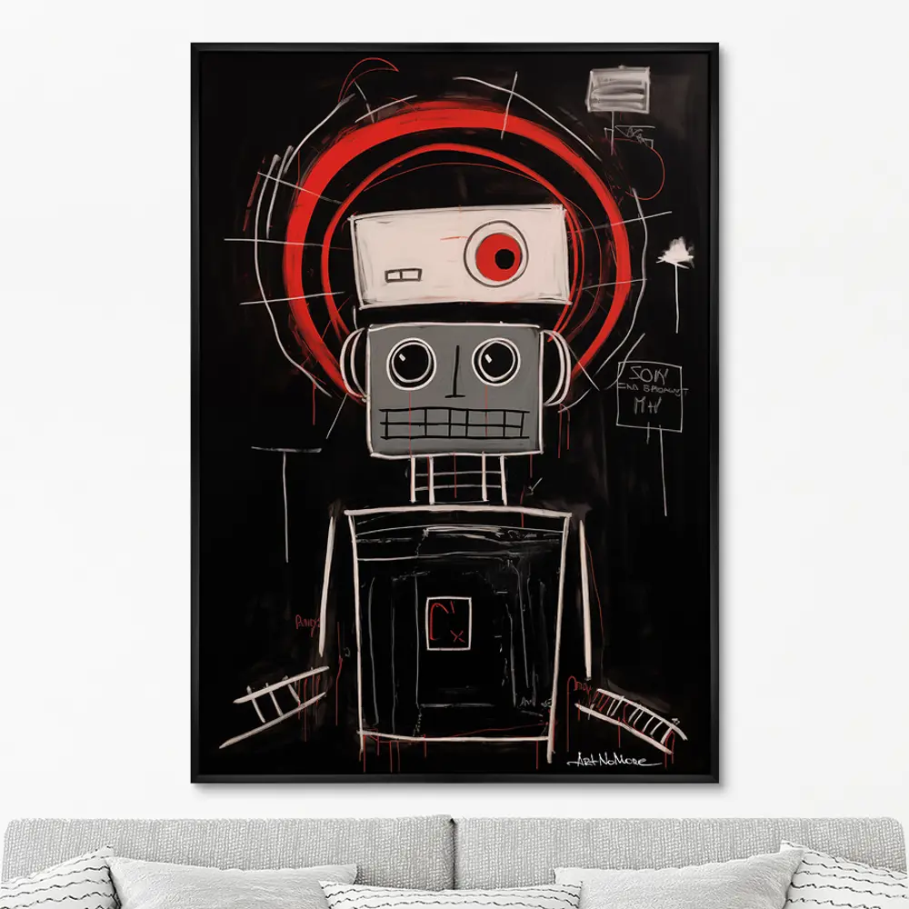 Фото Картина Artnomore Robots the joy of being No 1 2024г. AR-777000647 75x105 см Фото Картина Artnomore Robots the joy of being No 1 2024г. AR-777000647 75x105 см