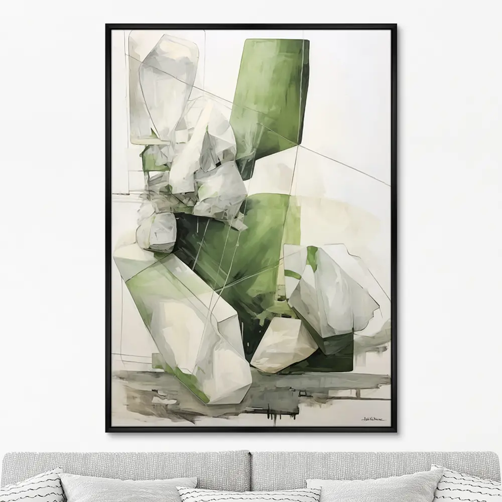 Фото Картина Artnomore Space of Emeralds No 1 2024г. AR-777000659 75x105 см